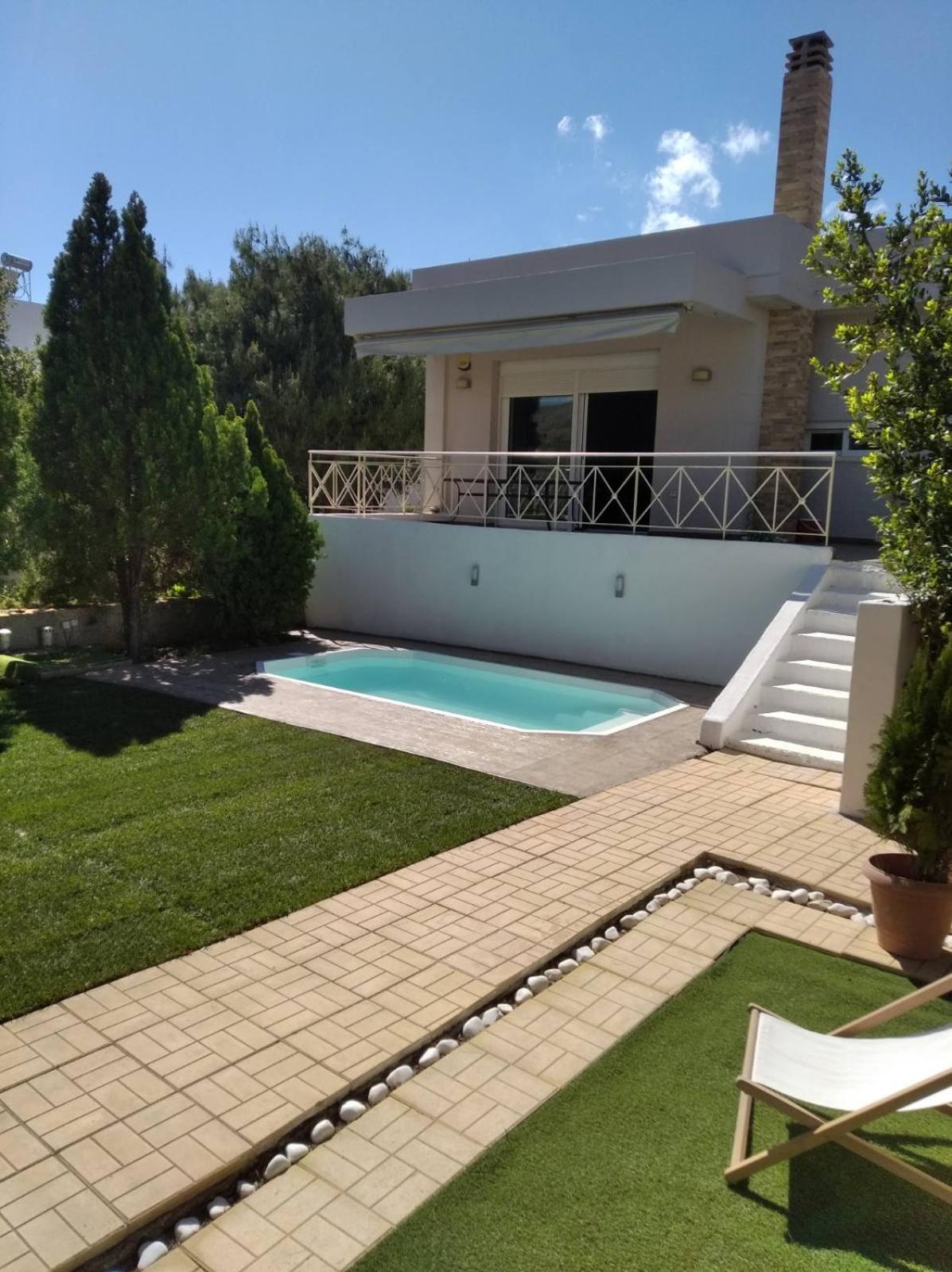 Cozy Villa Vita Lagonisi Kalivia Thorikou Exterior foto